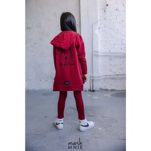 Ilgas užsegamas džemperis RED WOLF